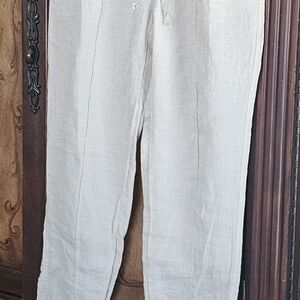 Cynthia Rowley Women's Light Cream Joggers